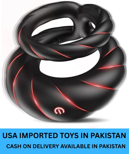 main Vibrating Double Cock Ring for Men - Image 1