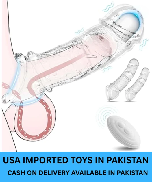 main Remote Control Vibrating Penis Sleeve for Men - Image 1