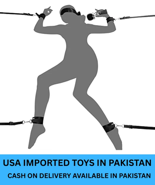 main BDSM Bed Restraint Kit for Couples Pakistan - Image 1
