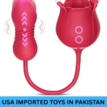 4 In 1 Rose Vibrator Licking Thrusting Toy